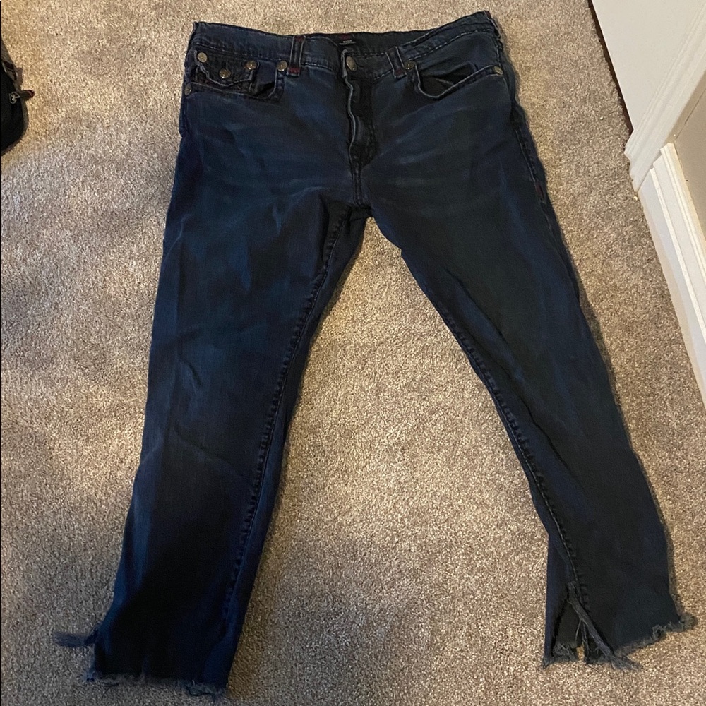 True Religion Ricky Relaxed Straight Jeans sz 40